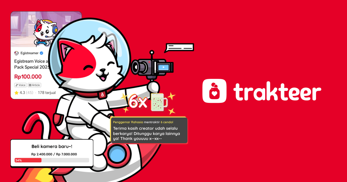 Trakteer | Apresiasi karya kreator favoritmu dengan mudah dan ...